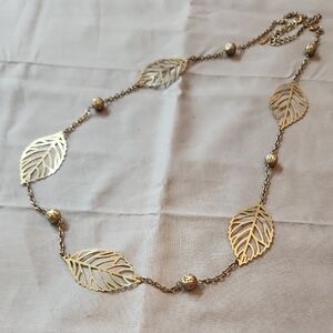 Gold Leaf Necklace